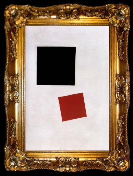 framed  Kasimir Malevich Black Square and Red Square, ta009-2